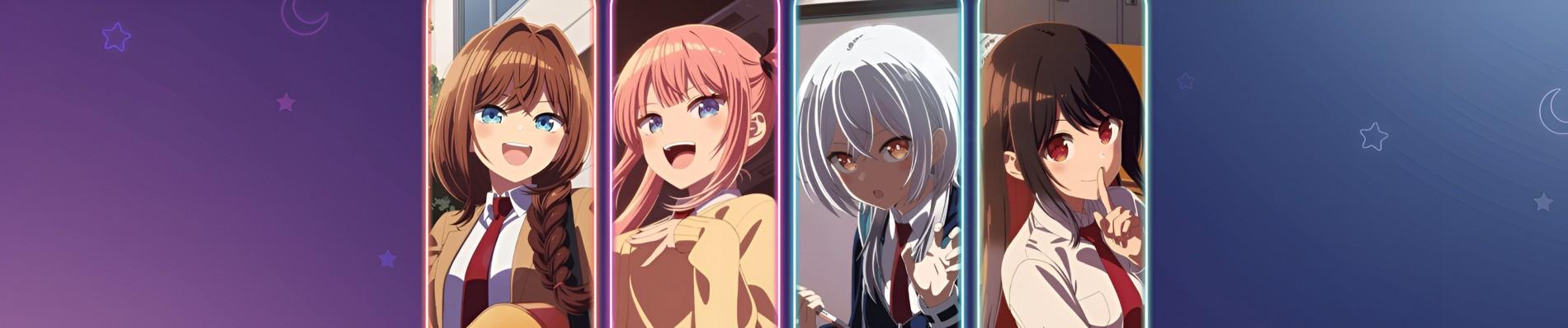 Key art for Mayonaka Heart Tune