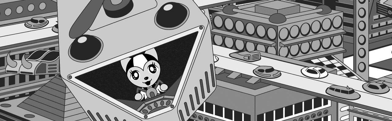 Key art for TAMALA2010: a punk cat in space