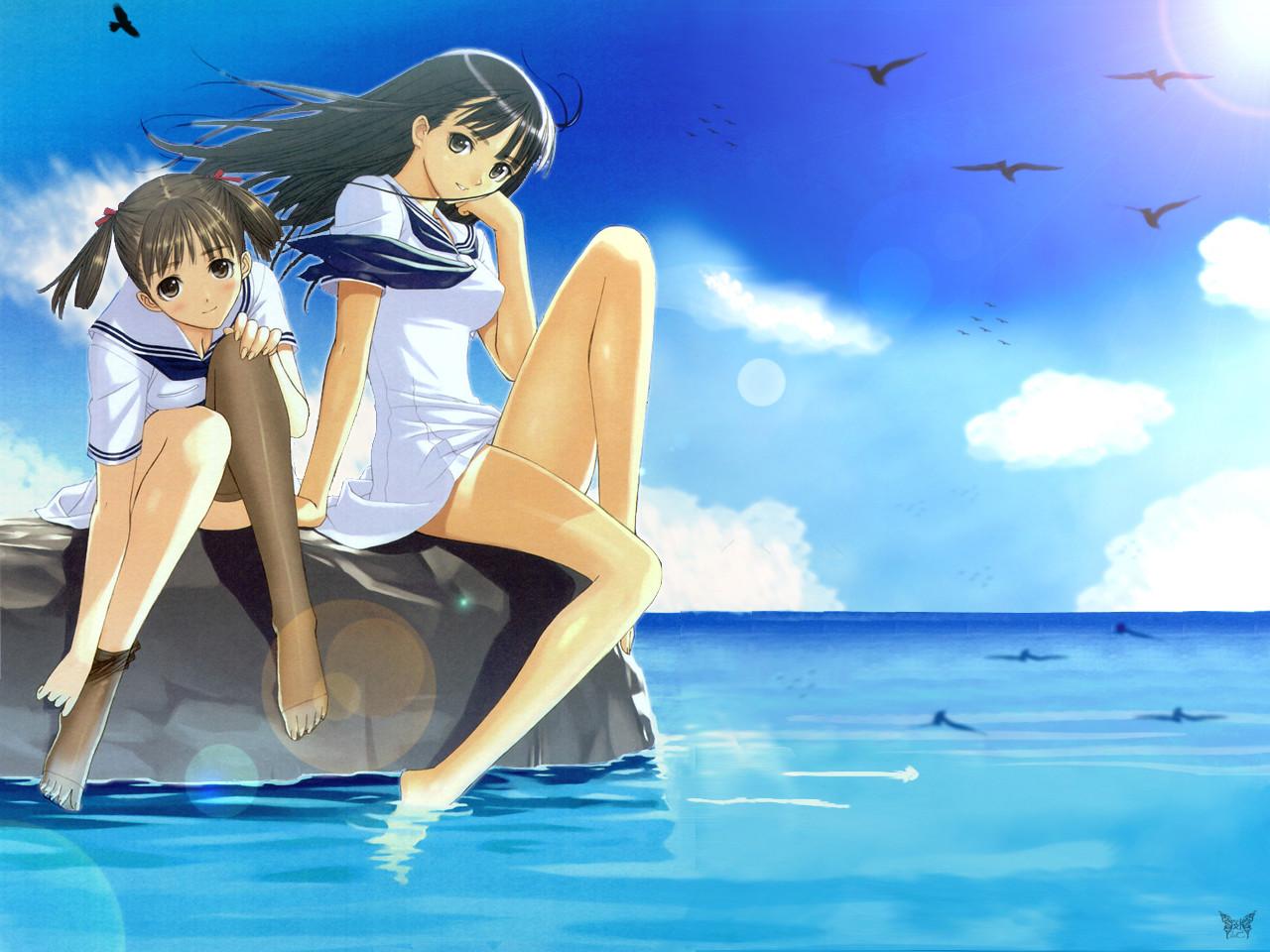 Key art for Sora no Iro, Mizu no Iro