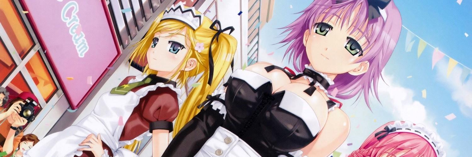 Key art for Kanojo x Kanojo x Kanojo: Sanshimai to no Dokidoki Kyoudou Seikatsu